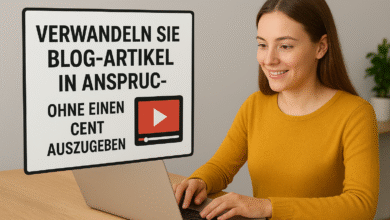 Blogbeiträge in Videos verwandeln – völlig kostenlos